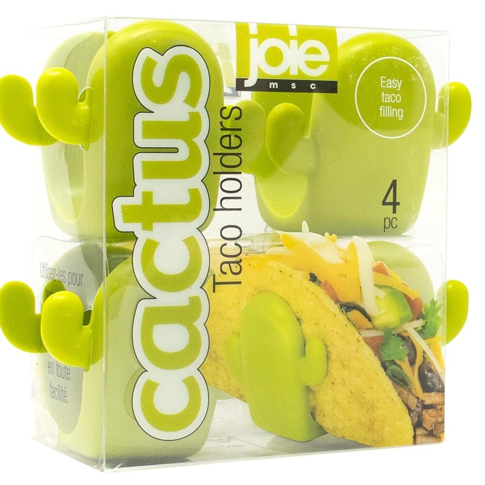 Joie Cactus Taco Holders, Sturdy Stands Keep Hard Shells Upright, Protect Crunch